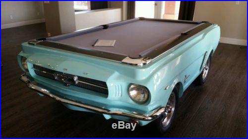 Mustang pool table #0035, 1965 mustang