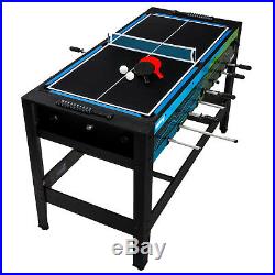 NEW 54 inch Multi Game Table 4-in-1 Foosball Billiards Hockey Table Tennis SE