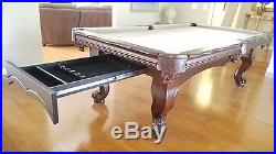 NEW 8ft Pool Table with Drawer, INCLUDES Felt, Accessories, DELIVERY & INSTALL