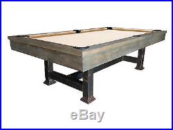 NEW 8ft Rustic Weathered Grey Pool Table with DINING TOP, FREE DELIVERY & INSTALL
