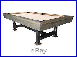 NEW 8ft Weathered Pool Table with DINING TABLE TOP, DELIVERY + INSTALL INCLUDED