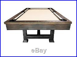NEW 8ft Weathered Pool Table with DINING TABLE TOP, DELIVERY + INSTALL INCLUDED