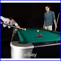 NEW 90 Billiard Pool Table Game Room Set Board Cues Balls Chalk Triangle Brush