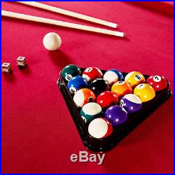 NEW 96 Pool Table Billiard Ball Claw Set Light Cues Balls Chalk Triangle Brush