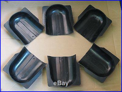 NEW Billiard Pool Table 6 Pocket Liners & 6 Gully Boots Valley/Dynamo ALL RUBBER