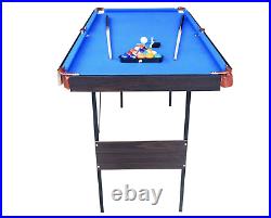 NEW Folding Pool Tables Billiard Table Set Table Top Pool Snooker Garage Games