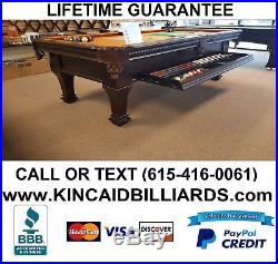 NEW Kincaid Adams Pool Table 1 Slate all Real Wood