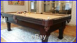 NEW Kincaid Adams Pool Table 1 Slate all Real Wood