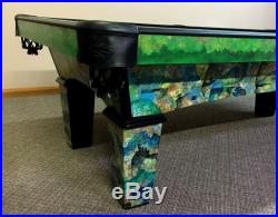NEW Olhausen Sheraton Pool table- Custom one-off painted by Local Artist WOW