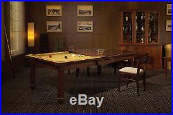 NICE 7' VISION CONVERTIBLE POOL BILLIARD TABLE dining / office fusion table