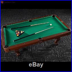 New 7.5 ft Wood Pool Table Ball and Claw Billiard Game Cue Rack and Dartboar