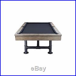 New 8' Bedford Slate Pool Table with Weathered Oak Finish Dining Top Included