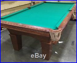 New 8' pool Table with Slate tapper Legs