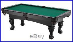 New Fat Cat 7 Foot Kansas Billiard Pool Table Green Cloth Balls Cue Sticks Rack