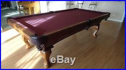 Olhausen, 8' Pool Table, Pool Table Lamp, Table Tennis Conversion Top