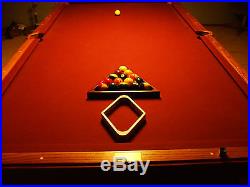 OLHAUSEN 9 FT Pool Table With Light Over $12000 New Sell Because Of Move