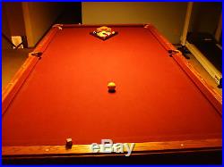 OLHAUSEN 9 FT Pool Table With Light Over $12000 New Sell Because Of Move