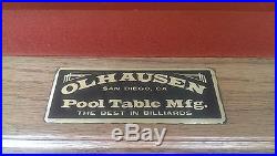 OlHausen 8' Professional Pool Table Barely Used