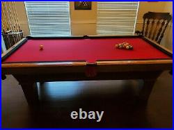 Olhausen 4 X 8 Ft Pool Table with accessories Used but in good condition