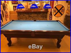 Olhausen 4' x 8' Standard Size Pool Table with Accu-Fast Cushions & Ball Return