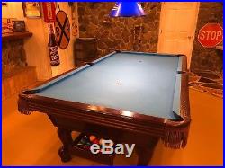 Olhausen 4' x 8' Standard Size Pool Table with Accu-Fast Cushions & Ball Return