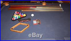 Olhausen 8' Eight Foot Eclipse Pool Table With Accessories Excellent Condition