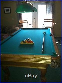 Olhausen 8 Foot Slate Pool Table With Accessories