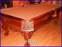 Olhausen 8' Oversize Pool Table - Solid Mahogany
