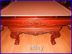 Olhausen 8' Oversize Pool Table - Solid Mahogany