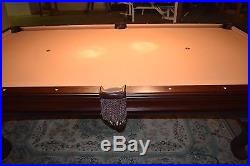 Olhausen 8 Pool table Eclipse model in cherry