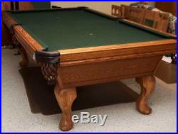 Olhausen 8' Slate Pool Table with Accessories and Everything You need to Play