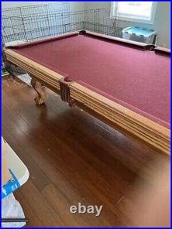 Olhausen 8ft Slate Used Pool Table Very Good Condition Hardly Used