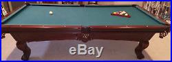 Olhausen 9ft Dona Marie Pool Table Solid Maple with cherry finish