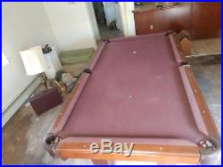 Olhausen Accu Fast 8 Foot Pool Table With Accessories 98 X 49