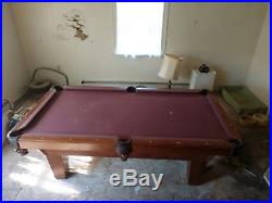 Olhausen Accu Fast 8 Foot Pool Table With Accessories 98 X 49