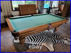 Olhausen Billiard Pool Table real slate comes with table top, cover and sticks