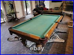Olhausen Billiard Pool Table real slate comes with table top, cover and sticks