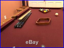 Olhausen Billiards Pool Table slate solid oak and accessories package
