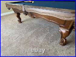 Olhausen Bordeaux T/P Pool Table and Accessories