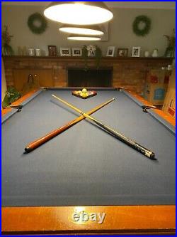 Olhausen Classic 8' Billiard Table Navy felt