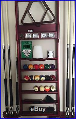 Olhausen Pool Table, Chairs, Pool Light, Cue Rack, Cues & Accessories