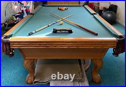Olhausen Pool Table Solid Oak Full Size