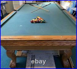 Olhausen Pool Table Solid Oak Full Size