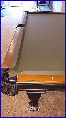 Olhausen Portland Blackhawk 8' Pool Table Billiards Table AND ALL ACCESSORIES