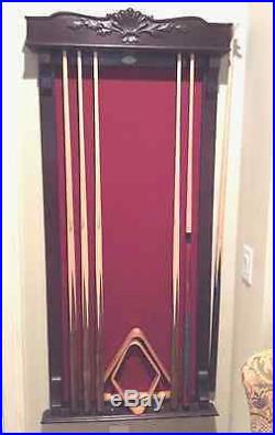 Olhausen St. Andrews 8ft. Pool Table. Wall rack for cues & Aramith balls incl'd