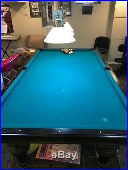 Olhausen used pool table 9'. Local pickup only. You disassemble and move