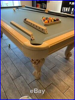 Olhausen used pool tables provincial 8 white wash