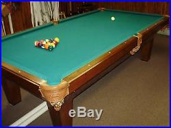 Olhauser 9 foot Antique Pool Table (2 available)