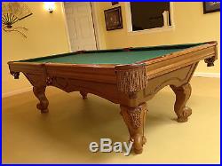 POOL TABLE NEW BRUNSWICK 8FT AVALON EXCELLENT CONDITION