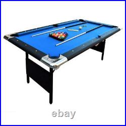 POOL TABLE Portable 6 Foot Folding Billiard Game withAccessories Game Room